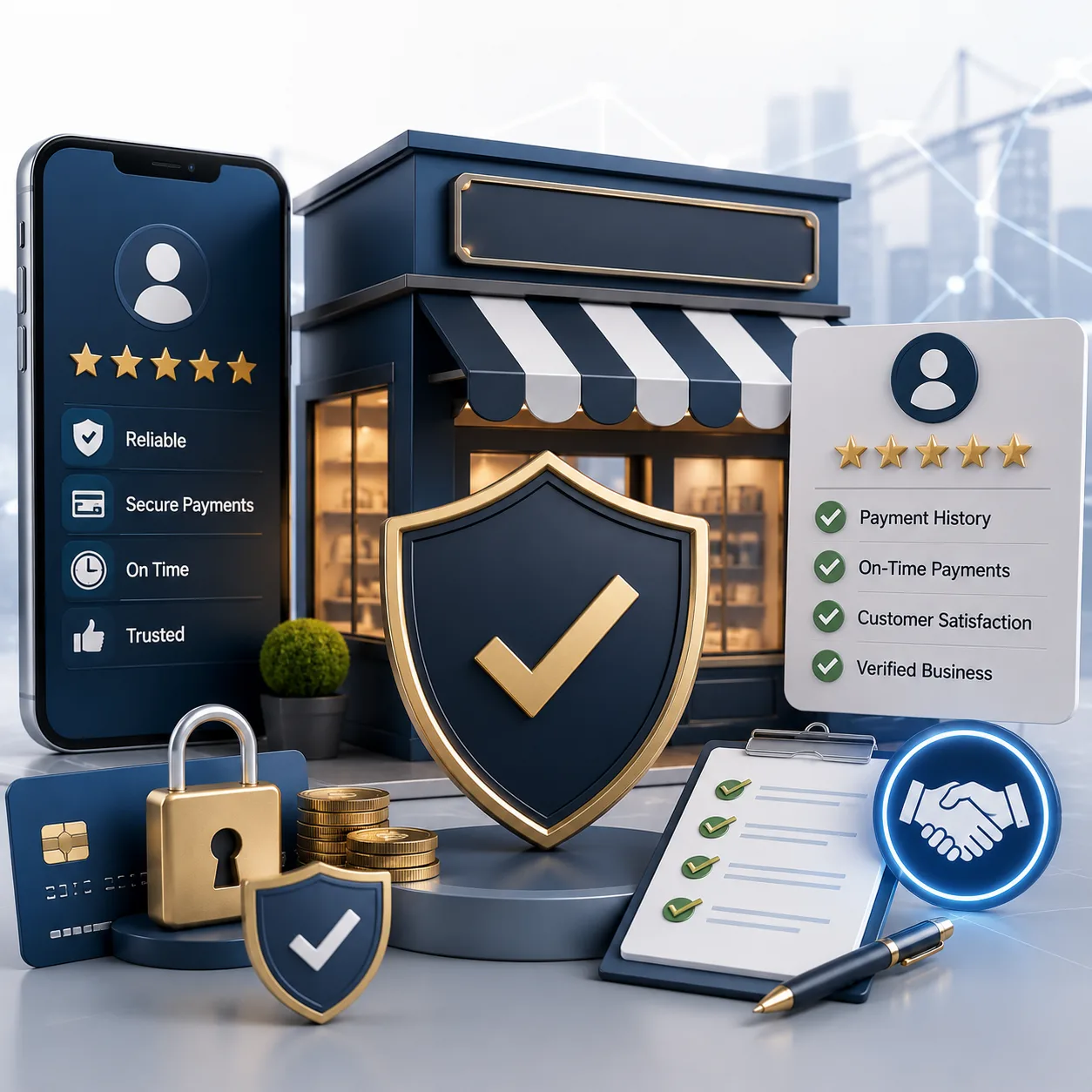Verified business trust